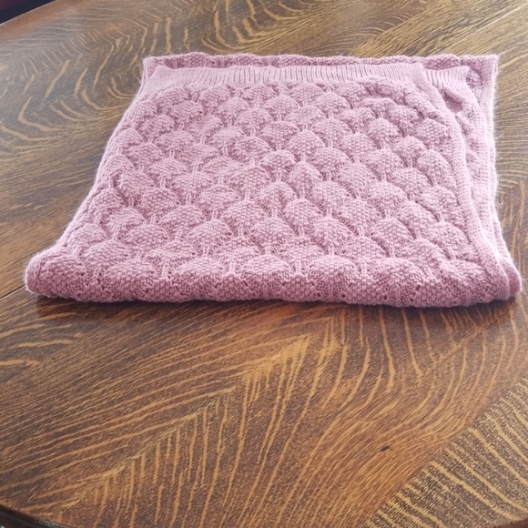 Knit Blanket Scarf - Picture 1 of 3